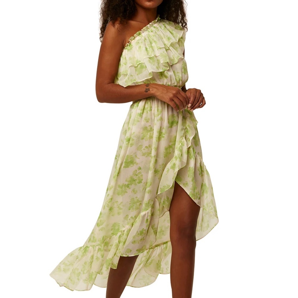 Revolve Misa Rumi Dress in Honeydew Blossom XS MSRP $390